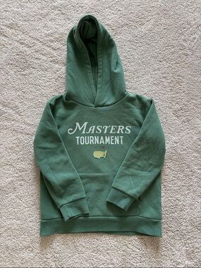 Masters Green Hoodie with White Logo - Kids Sweatshirt